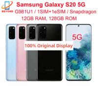 Samsung Galaxy S20 5G G981U1 6.2" ROM 128GB RAM 12GB Snapdragon 865 NFC Original Unlocked Android Cell Phone
