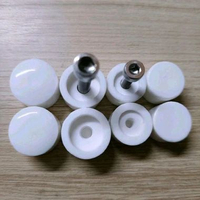 Tutup Terminal baut I Steatite Keramik Mengkilap M5 Sekrup Isolator Keramik Band Heater Tutup Pelind