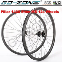 Carbon Clincher Tubeless Super Light MTB Wheels 29er Pillar 1420 Novatec Shiman0 MS 12s UCI Approved Boost MTB Wheelset 29