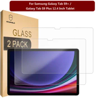 Mr.Shield [2-PACK] Screen Protector For Samsung Galaxy Tab S9+ / Galaxy Tab S9 Plus 12.4 Inch Tablet [Tempered Glass]