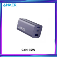 Anker A9521 GaN II 2USB C +1USB-A Charger PowerPort Ill 3-Port 65W PPS Fast Compact Foldable Wall Charger