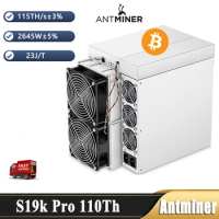 Antminer S19k Pro 110Th 2530W Asic Miner Bitmain Crypto Bitcoin BTC Miner Mining