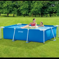 Kolam Intex Rectangular Frame Pool Small# INTEX 28270