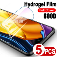 5pcs Hydrogel Film For Xiaomi Poco M3 M4 F4 Pro GT 5G Water Gel Screen Protectors Xiomi Pocco For Poco F M 4 3 M4Pro 4Pro PocoF4
