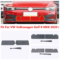 Car Front Insect Grill Net Protective Screening Mesh Cover Accessories Exterior Kit For VW Volkswagen Golf 8 MK8 2020 - 2024