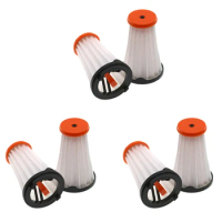 6PCS HEPA Filter Elements Vacuum Cleaner Replacement Accessories For Electrolux ZB3003 ZB3013