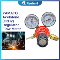 Yamato Acetylene (C2H2) Regulator Flow Meter (Welding & Cutting)