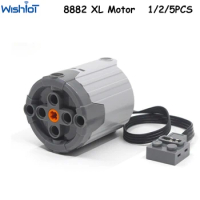 High-Tech Power Functions 8882 XL Motor Compatible with legoeds MOC Electric Assembled Building Blocks Accessories RC Car Toys