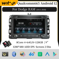 Wit-Up for Jeep Dodge RAM1500 (2013-2018) 7 Inch Android Car Stereo Radio GPS Navigation Multimedia Player DVD DSP Carplay 2 Din