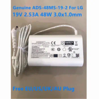 Genuine 19V 2.53A 48W ADS-48MS-19-2 19048E ADS-48MSP-19 AC Adapter For LG GRAM 15Z970 14Z980C Laptop Power Supply Charger
