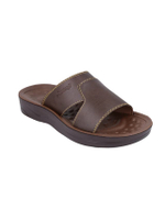 รองเท้าแตะผู้ชายแบบสวม เพื่อสุขภาพ รุ่น SM3039 สีน้ำตาล