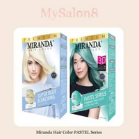 Miranda Hair Color PASTEL Series / Cat Rambut / Super Blue Bleaching K P3 TURQUOISE