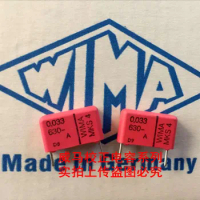 Free Shipping 10pcs/30pcs WIMA Germany capacitor MKS4 630V 0.033UF 630V 333 33nf P=15mm