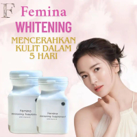 TERLARIS PEMUTIH KULIT BADAN/WAJAH TERCEPAT FEMINA WHITENING SUPPLEMENT PEMUTIH BADAN INSTAN GLUTATH
