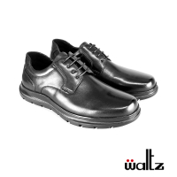 【Waltz】磁力震動系列 素面綁帶 真皮紳士鞋(514085-02 華爾滋皮鞋)