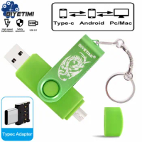 Biyetimi High Speed Pendrive 32gb Dargon USB Flash Drive 128G 64G 16G stick for Android and Type c Smart Phone Extra Memory PC