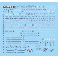 Master Decal F001 for FM 1/100 The Witch From Mercury AERIAL Model Kits Hobby DIY Water Sticker