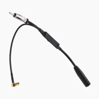 Smb Antenna Splitter FM AM DAB Car Radio 34.5cm Professional Durable Din Male to Din Female Cable DAB Aerial Splitter Cable