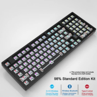 Customized Mechanical Keyboard Kit 98% Gasket Bluetooth 2.4G Wireless Hot-swappable RGB Backlit DIY 3-mode Structure keyboard