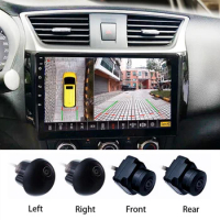 360° Car Camera Panoramic Surround View 1080P AHD Right+Left+Front+Rear View Camera System For Android Auto Radio