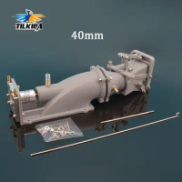 40mm Water Jet Boat Pump Spray Water Thruster With Reversing System 40mm Propeller 5mm Shaft w/Coupling for RC Model Jet Boats