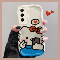 เคสโทรศัพท์แมวคิตตี้น่ารัก, เคสโทรศัพท์กันกระแทก TPU อ่อน, สำหรับ Samsung Galaxy A17 A07 A07 LTE
