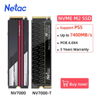 Netac SSD NVMe M.2 1TB 2TB 4TB M2 2280 PCIe 4.0x4 SSD PS5 Hard Drive Internal Solid State Disk for Laptop Desktop