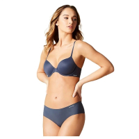 Calvin Klein 凱文克萊 CK 女內褲 無痕內褲 靛藍 三角褲(舒適 輕薄 透氣)