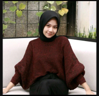 lasperal batwing twist / atasan blus terbaru viral / batwing premium tebal Wol rajut