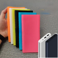 Silicone Protector Case Cover for Xiaomi Mi Power Bank 2 10000 mAh Case Dual USB 10000 MAh Skin Shell Sleeve Cover