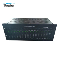 Front End TV System 16 Ports/Channel Av to Rf Hdmi to Rf Hotel Catv Front End System Agile Neighbourhood Analogue Modulator