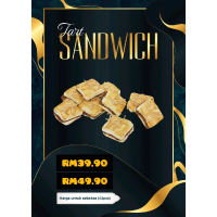 Tart Sandwich. Cookies Malaysia. Kuih Raya