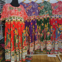 Daster klok daster batik printing model klok by batik lie ing LD 110cm