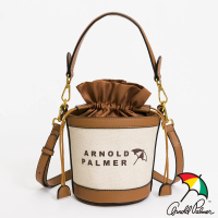 【Arnold Palmer 雨傘】水桶包 Soleil系列(米白色)