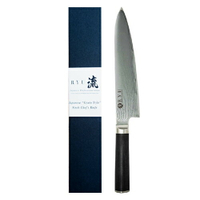 日本代購 日本製 ISSIKI 流 RYU 牛刀包丁 21cm 菜刀 切肉刀 VG10 大馬士革鋼 issiki-004