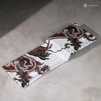My Aksa Batik kain Print Katun Primis Dhruvi White 1M