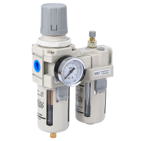 SMC型油水分離器二聯件AC201002調調壓閥AC301003D自動排水器