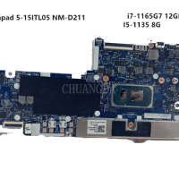 NM-D211 Mainboard For Lenovo Ideapad 5-15ITL05 Laptop Motherboard CPU: I5-1135G7 I7-1165G7 RAM: 8GB / 16GB