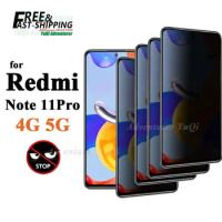 Anti Spy Screen Protector For Redmi Note 11 Pro 4G 5G Tempered Glass 9H Privacy Peep SELECTION Fast Free Shipping Case Friendly