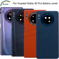 For Huawei Mate 30 Pro Battery Back Glass Cover Rear Door Housing With Camera Lens For Huawei Mate 30 Pro Battery Cover