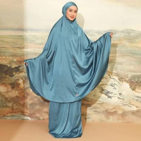 Lozy Hijab - Medina Prayer Set New Series (Mukena Polos Bahan Satin Silk Ringan Adem) Turkish