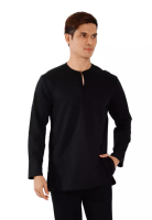 Byford Byford Kurta Slim Fit Baju Raya Melayu 2025 | Black Navy Beige Dark Green Grey | - 3925002A-9