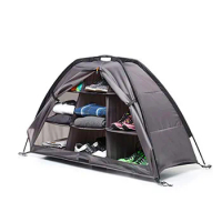 product outdoor dinner storage cabinet camping shoe cabinet shoe rack tent can be folded for 9 cells storage