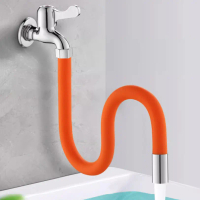 UPHOSE Magic Water sambungan keran pipa fleksibel 1/2 inch 30cm 360 rotasi