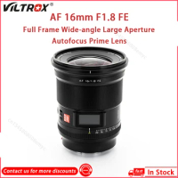 VILTROX 16mm F1.8 Sony E Lens Full Frame Large Aperture Ultra Wide Angle Auto Focus Lens With Screen For Sony Mount Camera Lens