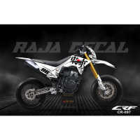 Decal Sticker CRF 150L Full Body Stiker Dekal CRF Motif Tokyo Japanesse Kode 097
