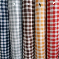 kain katun jepang tokai senko motif kotak medium (ukuran kotak : +/- 0.6 cm