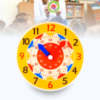MutiaraMall Jakarta - MYY Mainan Anak Montessori Clock Hour Minutes Children Toy - SZ0916