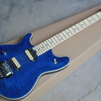 blue finish left handed wolfgang electric guitar Eddie Van Halen model lefty wolfgang guitar free shipping