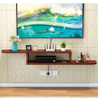 TV Console Cabinet Wood TV Console Cabinet With Storage Wall Shelf Wall-Mounted Decorative Rack Space Saving Easy Installation Hot Selling Styles in Singapore
